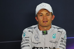 Nico Rosberg, Mercedes AMG F1 in the FIA Press Conference