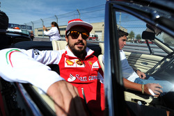 Fernando Alonso, Ferrari on the drivers parade