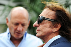Emerson Fittipaldi, and Ron Dennis, McLaren Executive Chairman