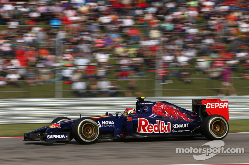 2014 год. За рулем болида Toro Rosso STR9 в гонке