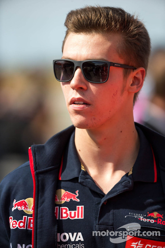 Daniil Kvyat, Scuderia Toro Rosso on the drivers parade