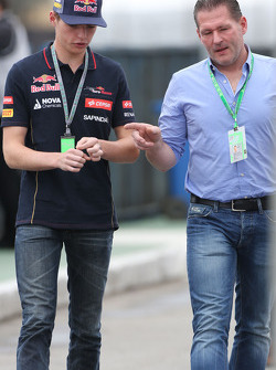 Max Verstappen, Scuderia Toro Rosso and his father Joss