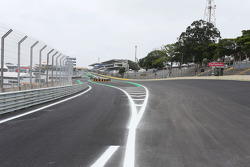 New pit lane entrance