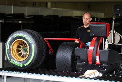 Pirelli tyre technician