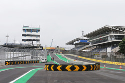 New pit lane entrance