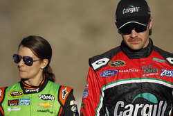Danica Patrick and Ricky Stenhouse Jr.