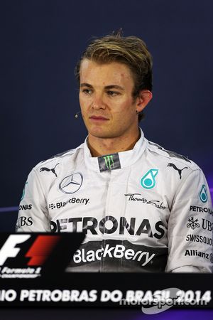 Nico Rosberg, da Mercedes AMG F1, na Conferência de Imprensa da FIA