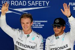 Nico Rosberg, Mercedes AMG F1 Team and Lewis Hamilton, Mercedes AMG F1 Team  08