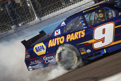 2014 champion Chase Elliott celebrates