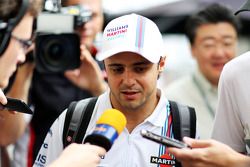 Felipe Massa, Williams with the media