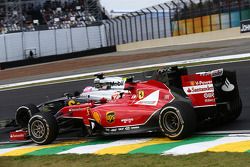 Jenson Button, McLaren MP4-29 and Kimi Raikkonen