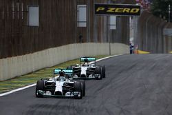Nico Rosberg, Mercedes AMG F1 Team and Lewis Hamilton, Mercedes AMG F1 Team