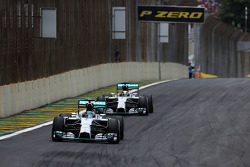 Nico Rosberg, Mercedes AMG F1 Team and Lewis Hamilton, Mercedes AMG F1 Team