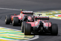 Fernando Alonso, Scuderia Ferrari and Kimi Raikkonen, Scuderia Ferrari