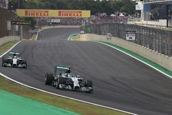 Nico Rosberg, Mercedes AMG F1 Team and Lewis Hamilton, Mercedes AMG F1 Team