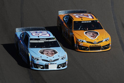 J.J. Yeley, BK Racing Toyota and Alex Bowman, BK Racing Toyota