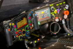 Cockpit of the #14 Porsche Team Porsche 919 Hybrid