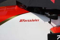 Mensaje de apoyo para Jules Bianchi
