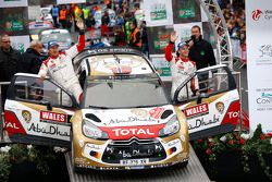 Mads Ostberg and Jonas Andersson, Citroën DS3 WRC, Citroën Total Abu Dhabi World Rally Team