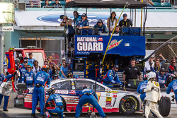 Pit stop for Dale Earnhardt Jr., Hendrick Motorsports Chevrolet