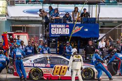 Pits, parada de  Dale Earnhardt Jr., Hendrick Motorsports Chevrolet