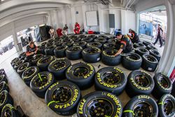 Goodyear banden klaar voor vertrek