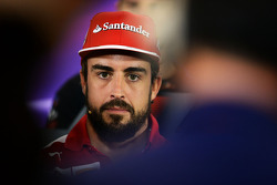Fernando Alonso, Ferrari in the FIA Press Conference