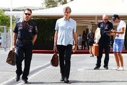 (L to R): Christian Horner, Red Bull Racing Team Principal with Mario Illien, Ilmor Engineering Co-Founder