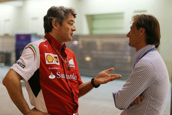 (L to R): Marco Mattiacci, Ferrari Team Principal with Dany Bahar