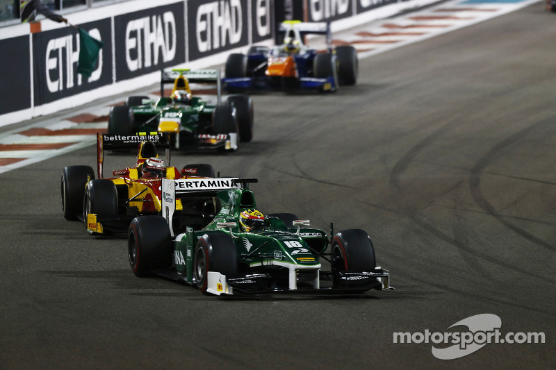 Yas Marina 2014: Rio Haryanto di depan Pierre Gasly