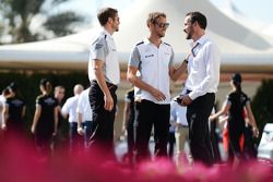 Jenson Button, McLaren, with Mike Collier, Personal Trainer