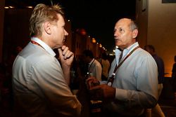 Mika Häkkinen avec Ron Dennis