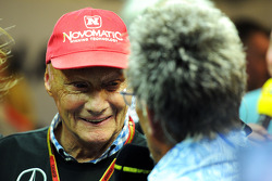 Niki Lauda avec Eddie Jordan
