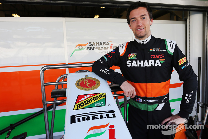 印度力量f1车队测试车手乔利恩·帕尔默