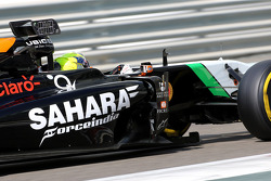 Spike Goddard, Force India F1 Team testing the info wing