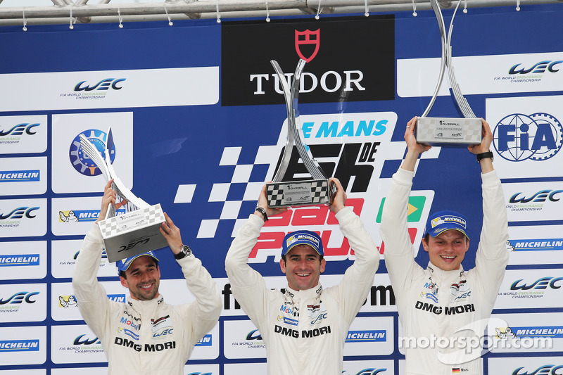 2014: Vencedores Neel Jani, Romain Dumas, Marc Lieb, #14 Porsche