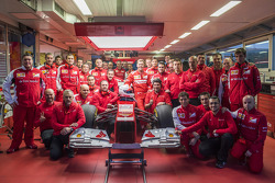 Sebastian Vettel and the Scuderia Ferrari team