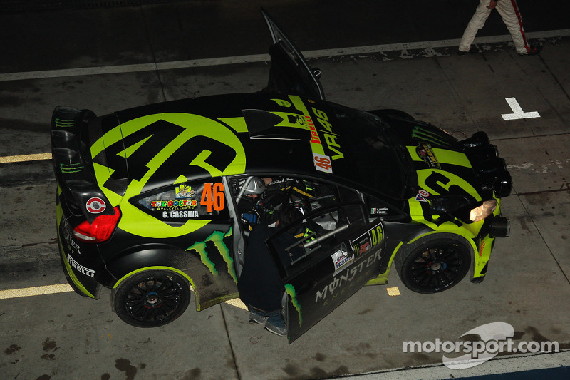 Valentino Rossi e Carlo Cassina, Ford Fiesta WRC
