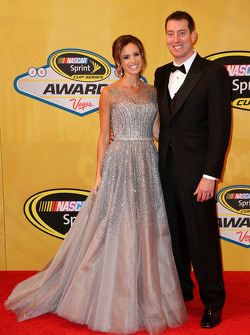 Kyle Busch and his wife Samantha