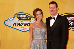 Kyle Busch and his wife Samantha