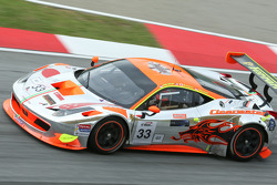 #33 Clearwater Racing Ferrari 458 GT3: Richard Wee, Matt Griffin