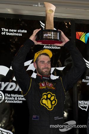 Race winner Shane van Gisbergen, Tekno Team VIP Holden