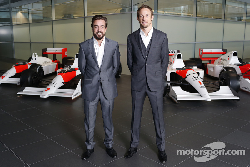 Fernando Alonso and Jenson Button, McLaren Honda