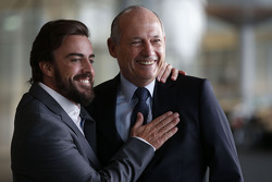 Fernando Alonso and Ron Dennis, Chairman & CEO of McLaren