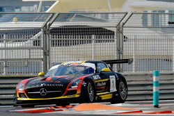 #1 Abu Dhabi Racing Black Falcon Mercedes SLS AMG GT3: Khaled Al Qubaisi, Jeroen Bleekemolen, Bernd Schneider