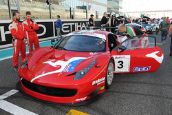 #3 AF Corse Ferrari 458 GT3: Steve Wyatt, Michele Rugolo, Davide Rigon