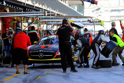 #1 Abu Dhabi Racing Black Falcon Mercedes SLS AMG GT3: Khaled Al Qubaisi, Jeroen Bleekemolen, Bernd Schneider