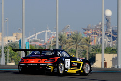 #1 Abu Dhabi Racing Black Falcon Mercedes SLS AMG GT3: Khaled Al Qubaisi, Jeroen Bleekemolen, Bernd Schneider