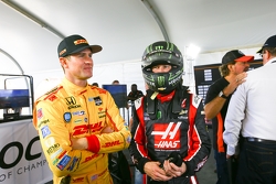 Ryan Hunter-Reay and Kurt Busch