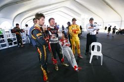 Romain Grosjean, Petter Solberg, Tom Kristensen, Ryan Hunter-Reay